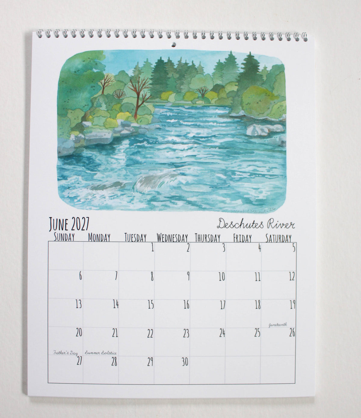 2027 Oregon Calendar by Michele Maule