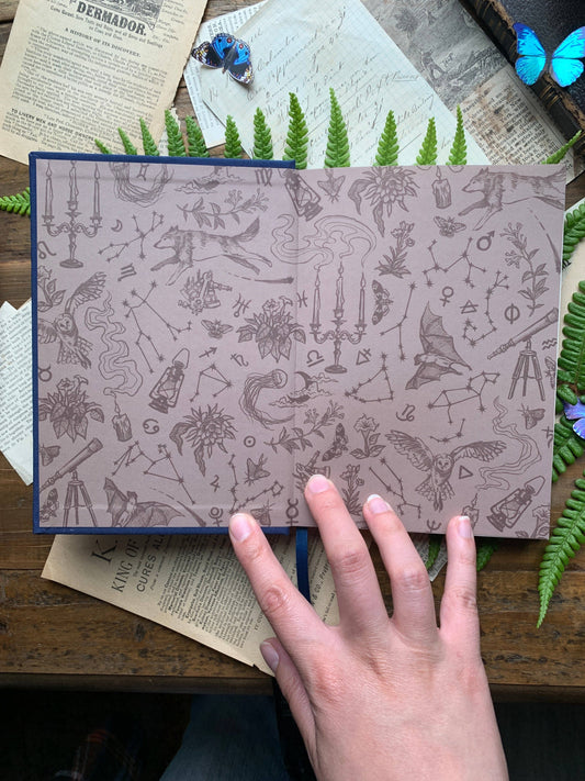 The Astronomer Silver-Blank Notebook