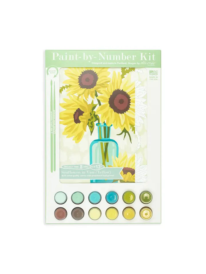 Paint-By-Number Kit by Elle Crée (She Creates)