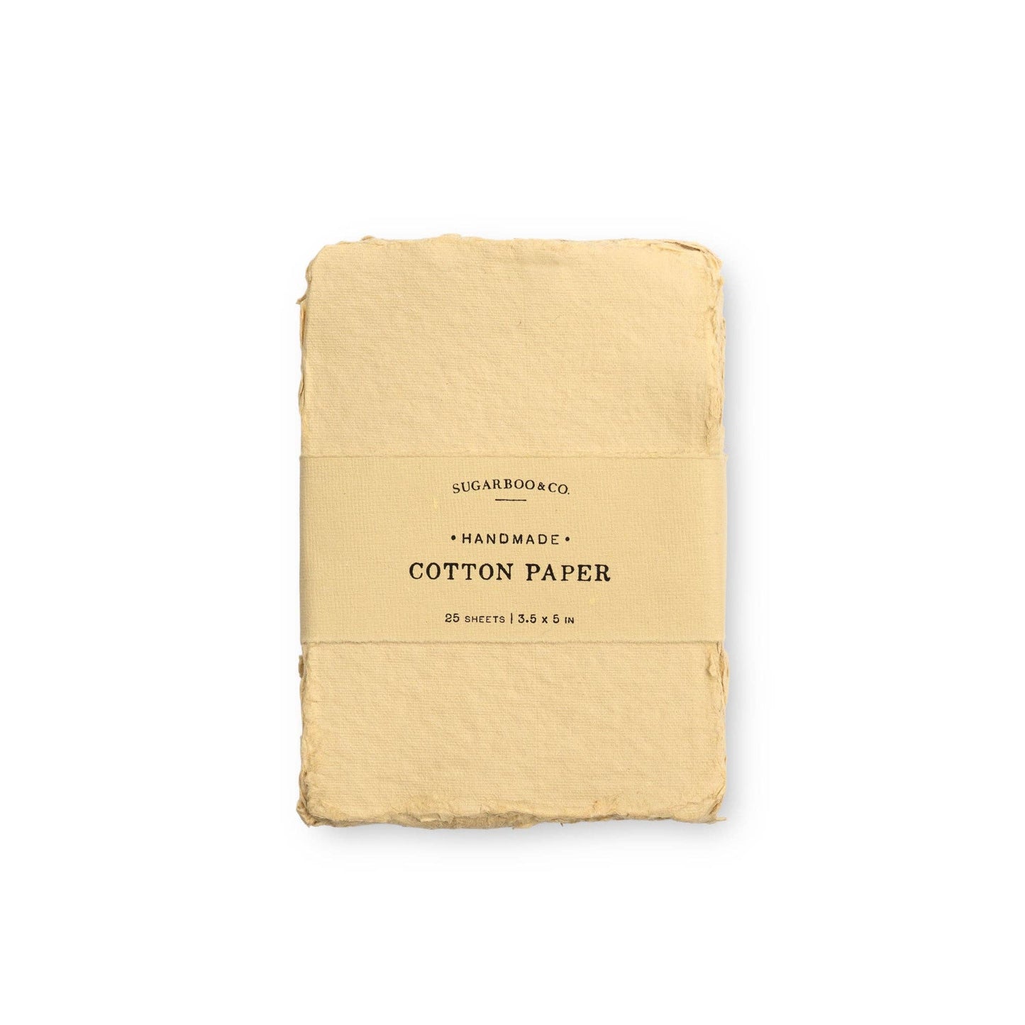 4"x6" Small Handmade Cotton Paper Bundle - Oat