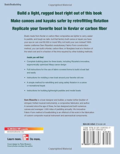 Canoe and Kayak Building the Light and Easy Way: How to Build Tough, Super-Safe Boats in Kevlar, Carbon, or Fiberglass by Sam Rizzetta