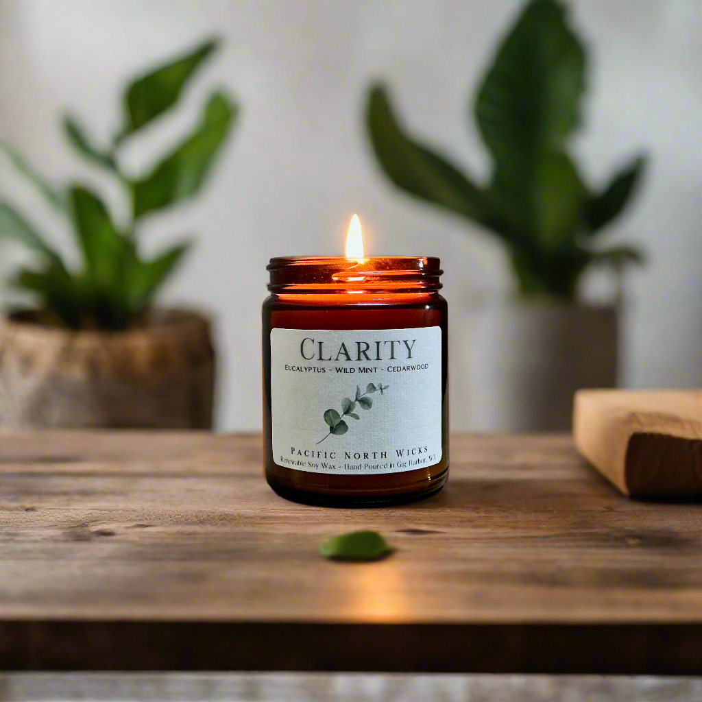 Clarity Spa Candle | Eucalyptus & Wild Mint | Natural Soy
