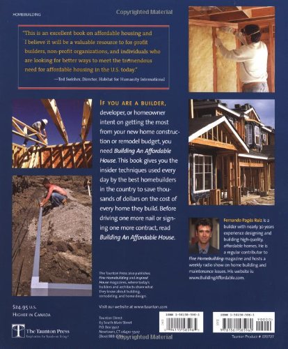 Building an Affordable House: Trade Secrets to High-Value, Low-Cost Construction by Fernando Pages Ruiz