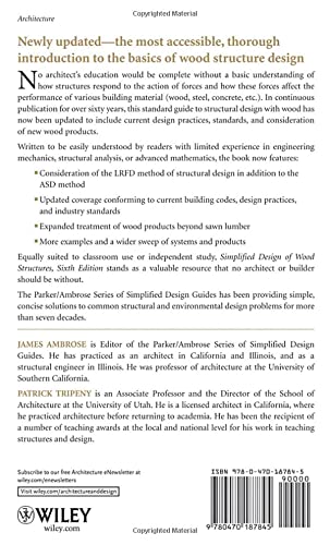Simplified Design of Wood Structures (Updated 6TH ed.) by James Ambrose & Patrick Tripeny