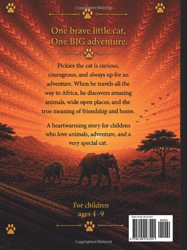 The Adventures of Pickles the Cat: Pickles Goes To Africa (#1) by James P Winge