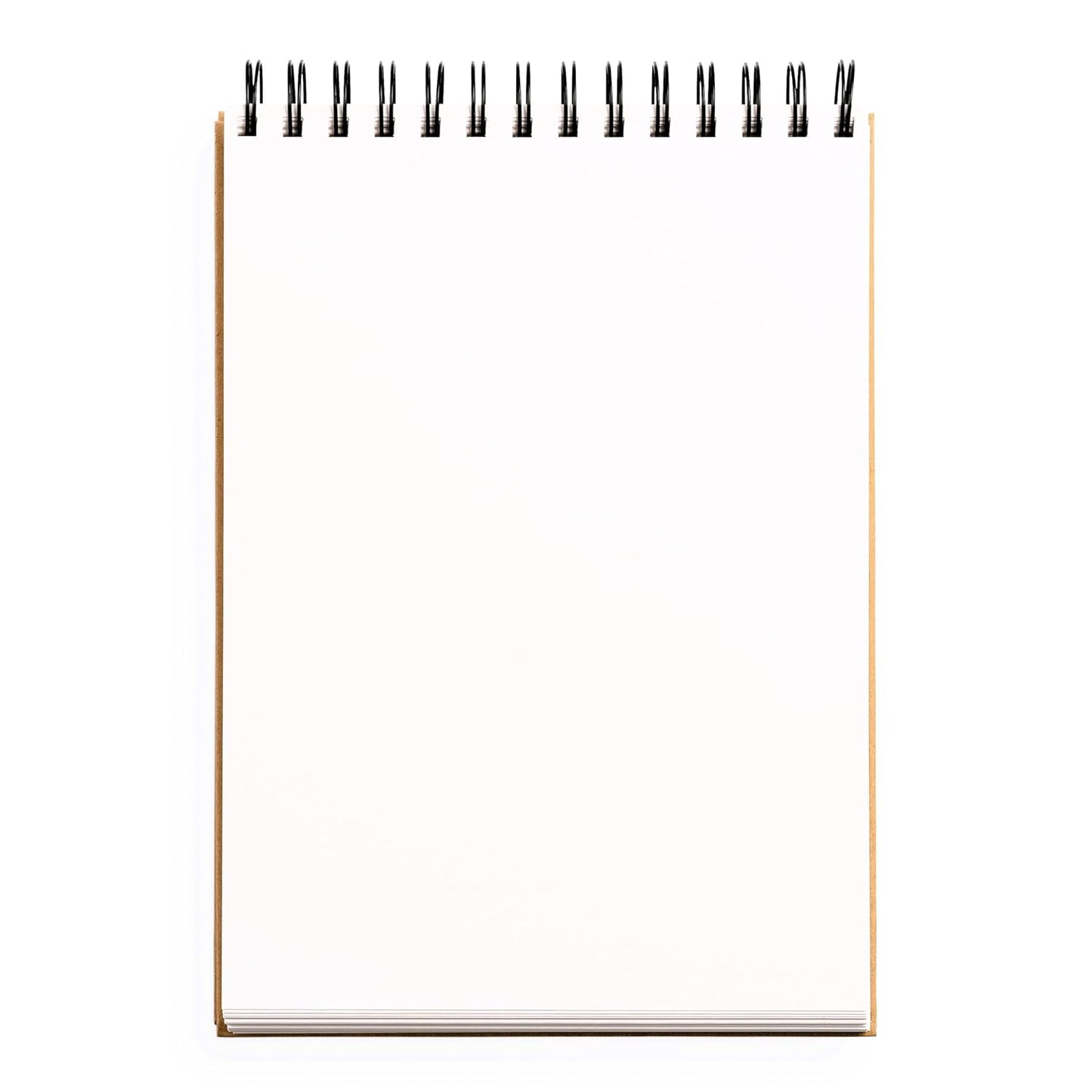 Sketchbook 7 X 10 FlipTop Landscape Kraft Spiral Hardcover Mixed Media Sketchbook for Drawing: Acid-Free Quality Paper (128 Pages): Acid-Free Quality Paper (128 Pages)