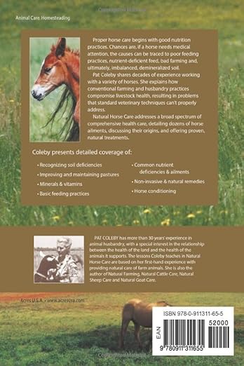 Natural Horse Care by Pat Coleby