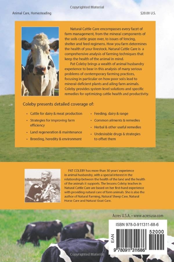 Natural Cattle Care by Pat Coleby