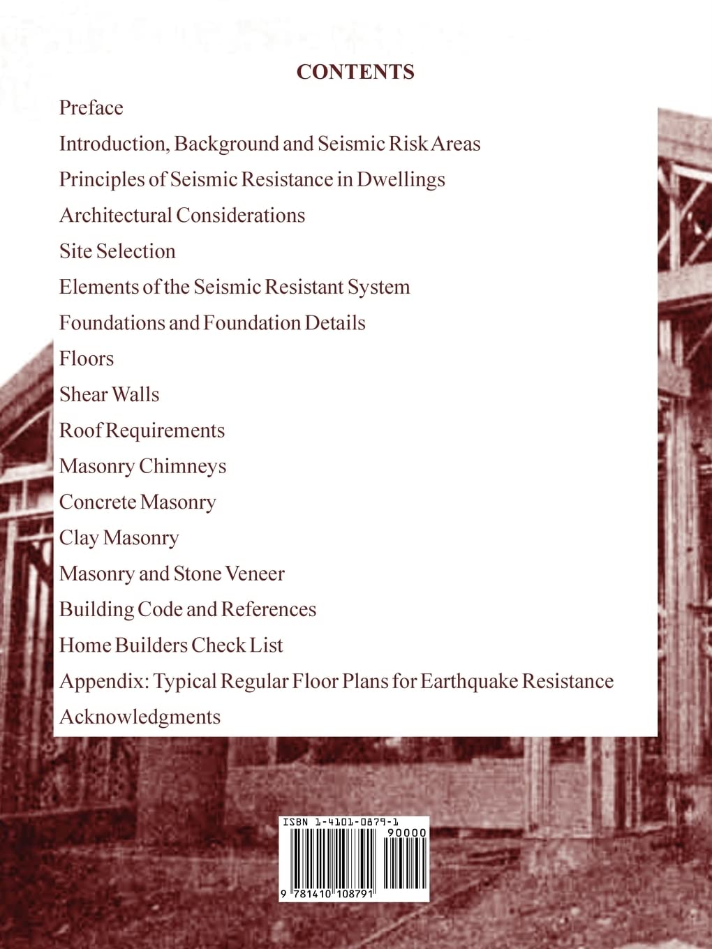 Home Builders Guide to Seismic Resistant Construction