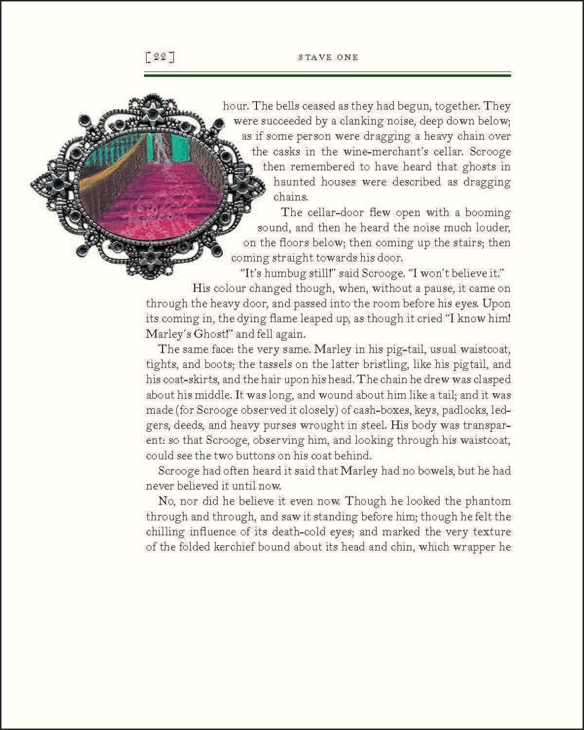 A Christmas Carol: Being a Ghost Story of Christmas (Deluxe Illustrated Leatherbound Edition)