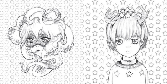 Pop Manga Coloring Book