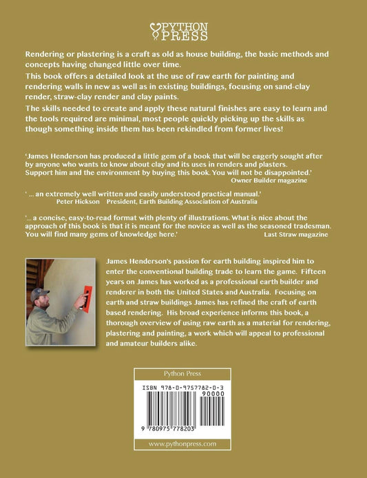 Earth Render - The Art of Clay Plaster, Render and Paints
