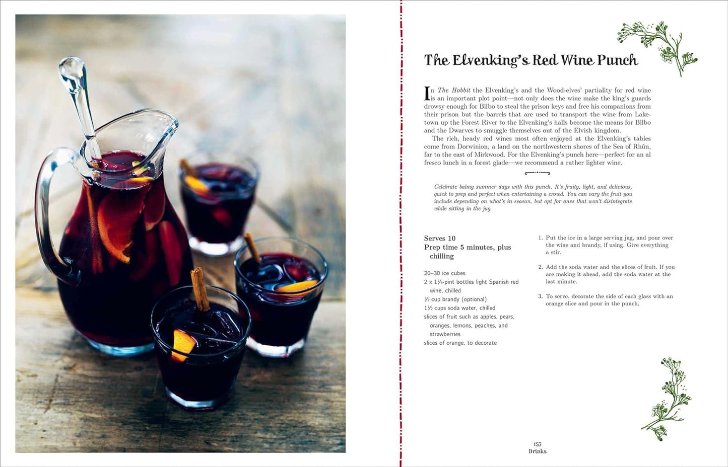 The Elven Cookbook: Recipes Inspired by the Elves of Tolkien by Robert Tuesley Anderson