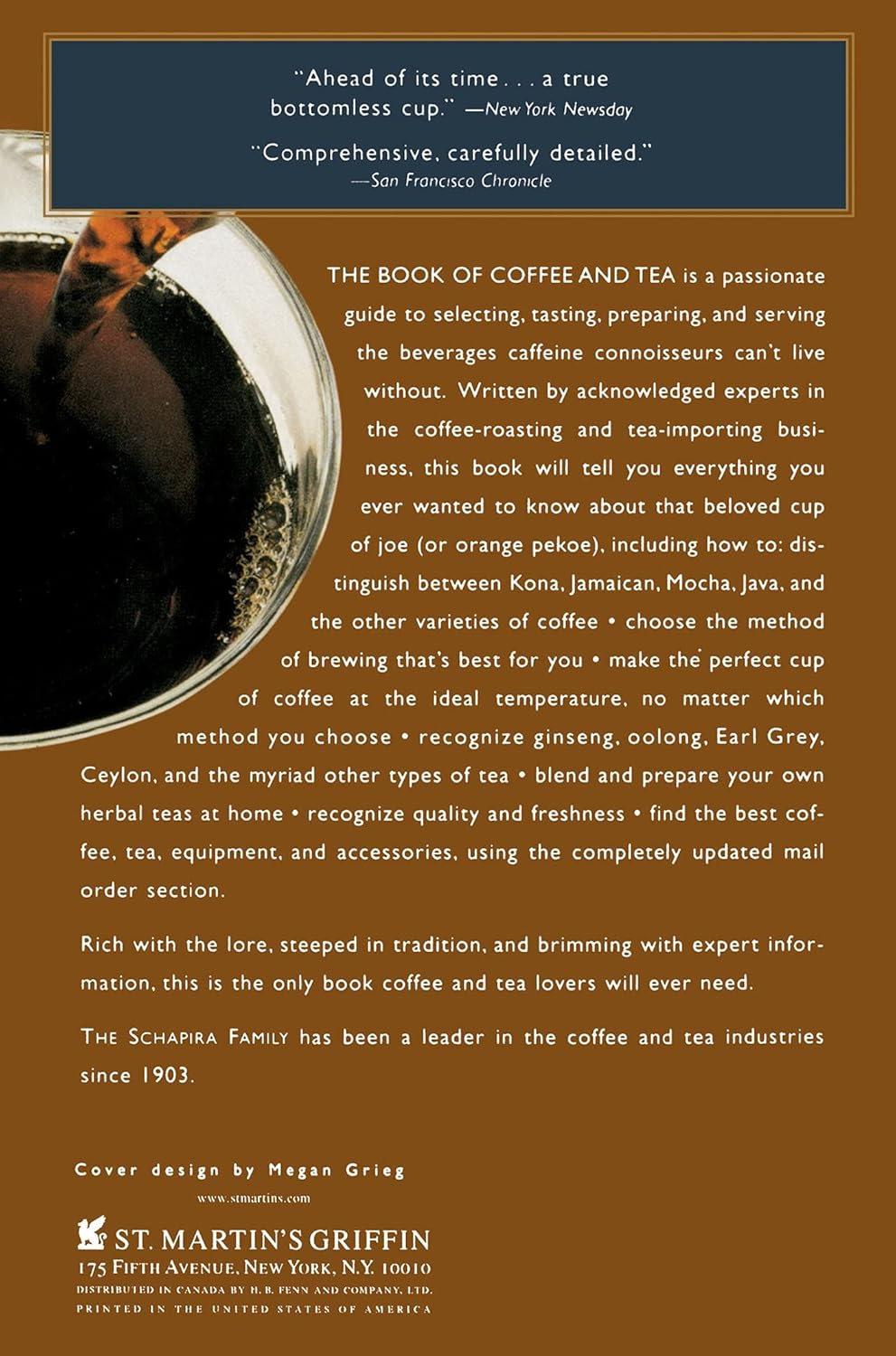The Book of Coffee and Tea (Revised 2ND ed.) by Joel Schapira, Karl Schapira & David Schapira