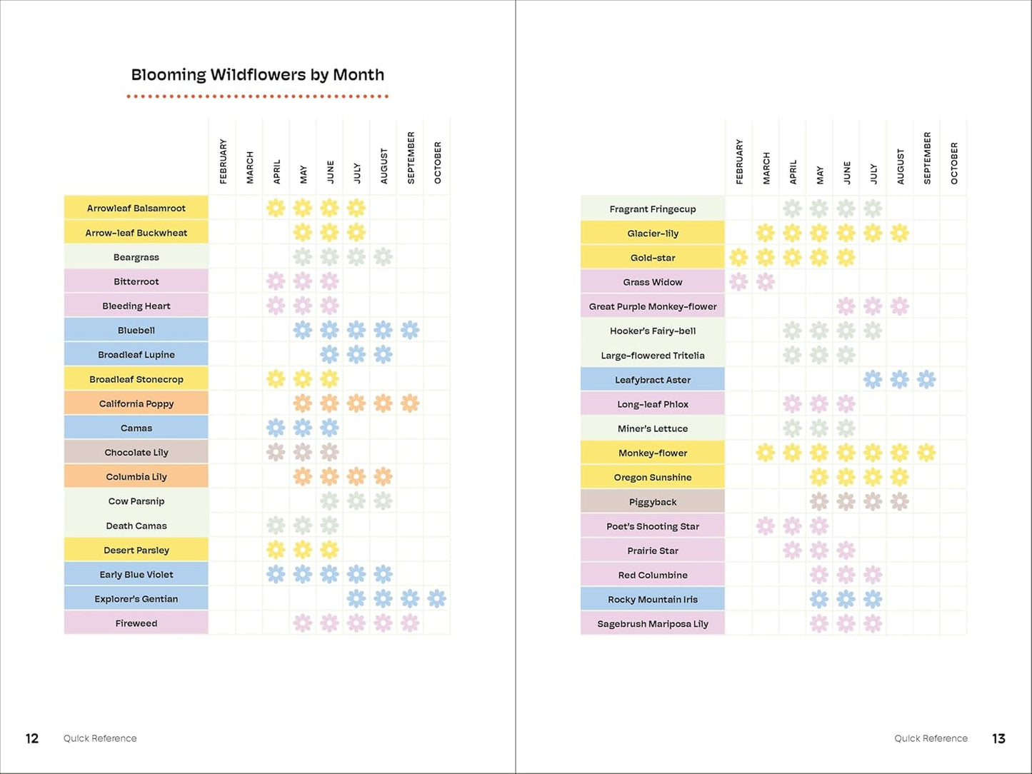 Wildflowers of the Pacific Northwest for Kids by Ashley Erdely