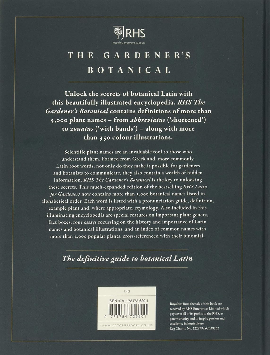 The Gardener's Botanical: An Encyclopedia of Latin Plant Names - With More Than 5,000 Entries: An Encyclopedia of Latin Plant Names - With More Than 5,000 Entries