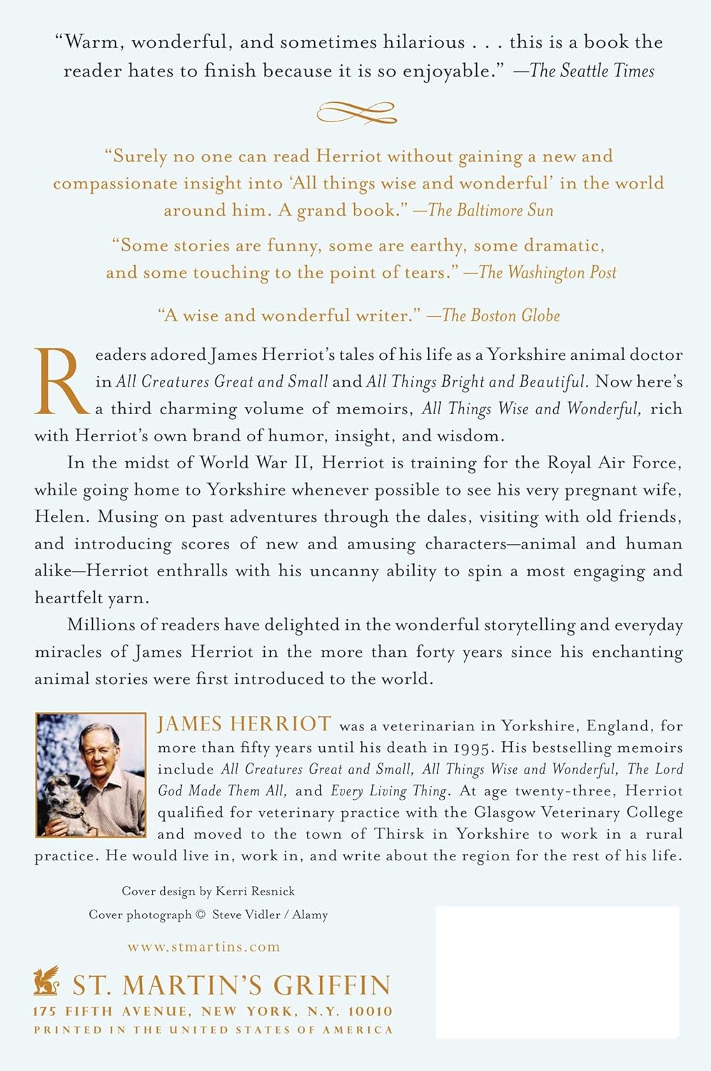 All Things Wise and Wonderful (#3) by James Herriot