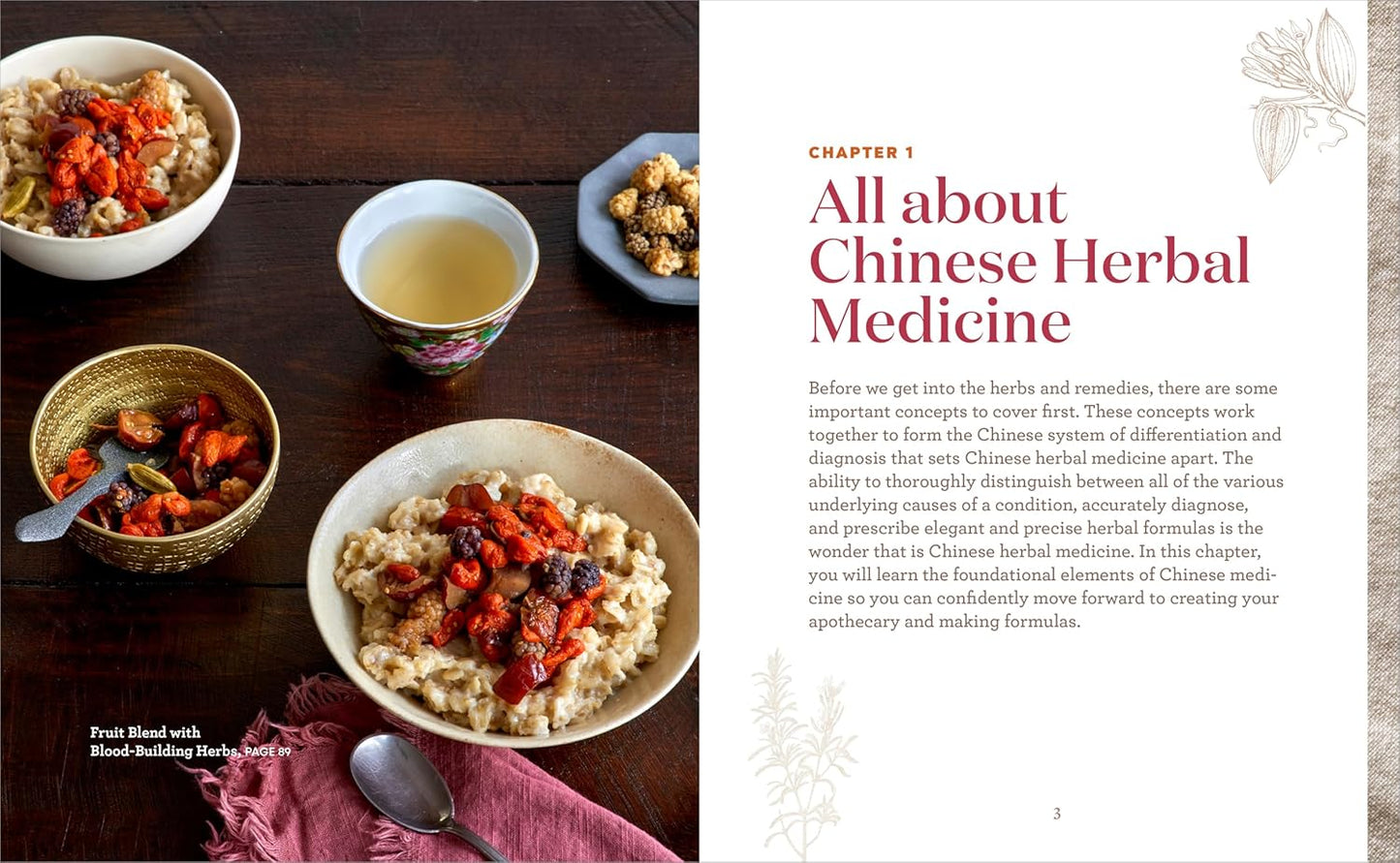 Chinese Herbal Medicine for Beginners: Over 100 Remedies for Wellness and Balance by Carrie Chauhan