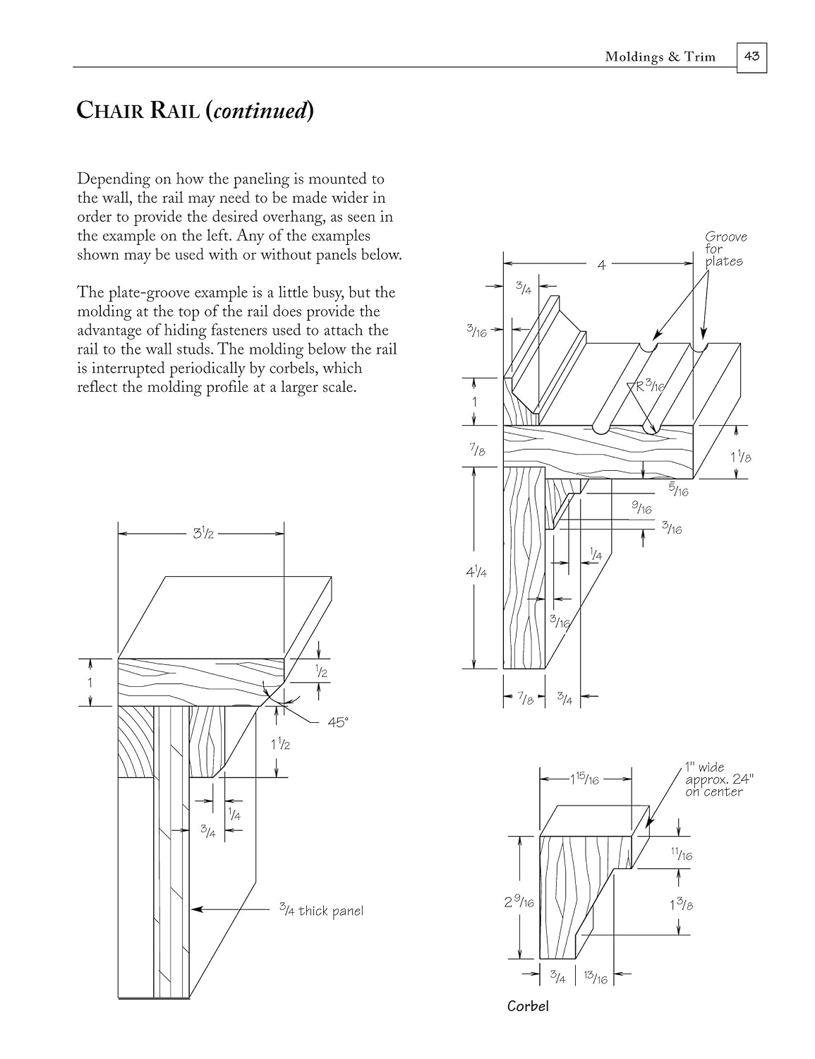 Shop Drawings for Craftsman Interiors: Cabinets, Moldings and Built-Ins for Every Room in the Home