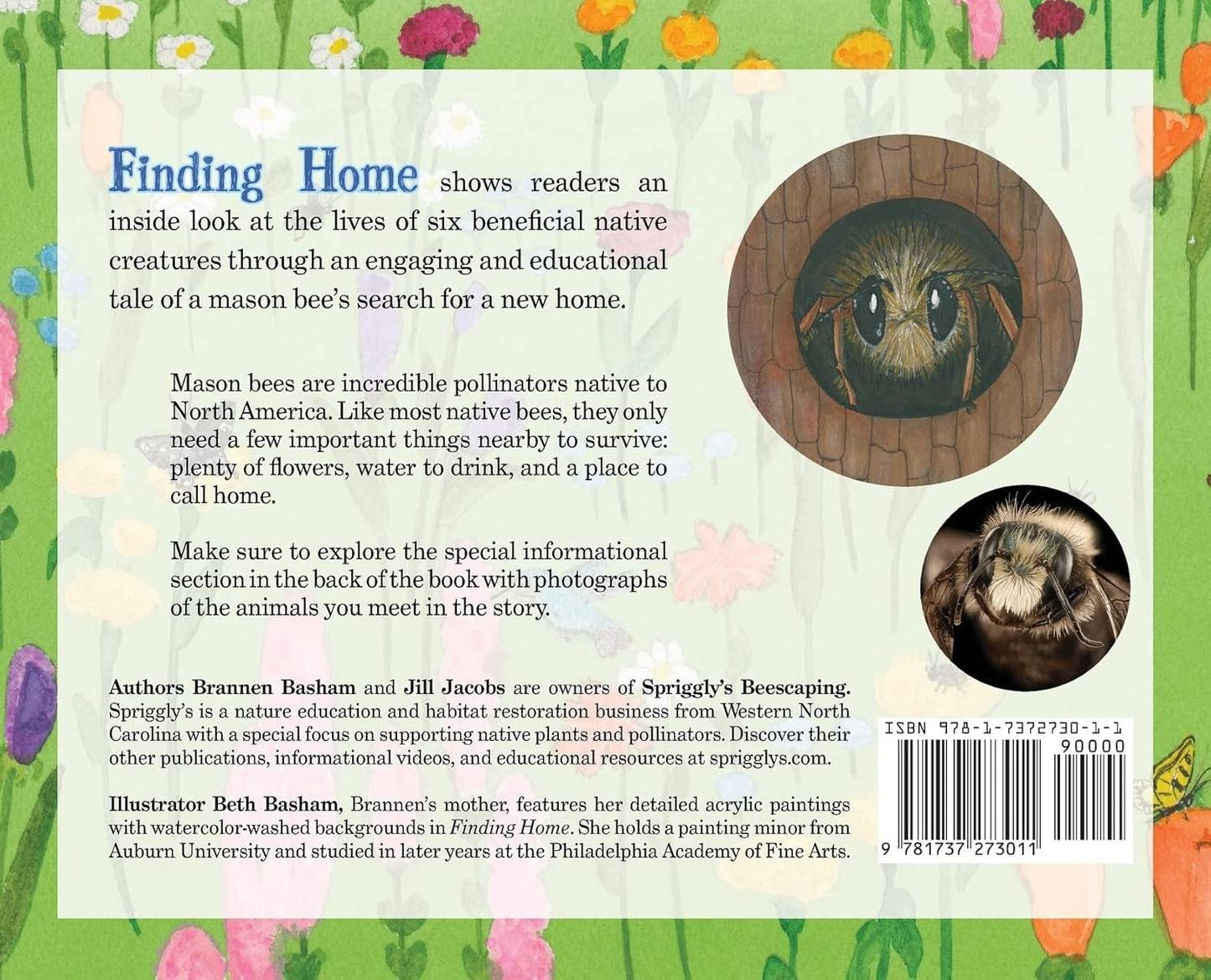 Finding Home: A Story of a Mason Bee by Brannen Basham & Jill Jacobs