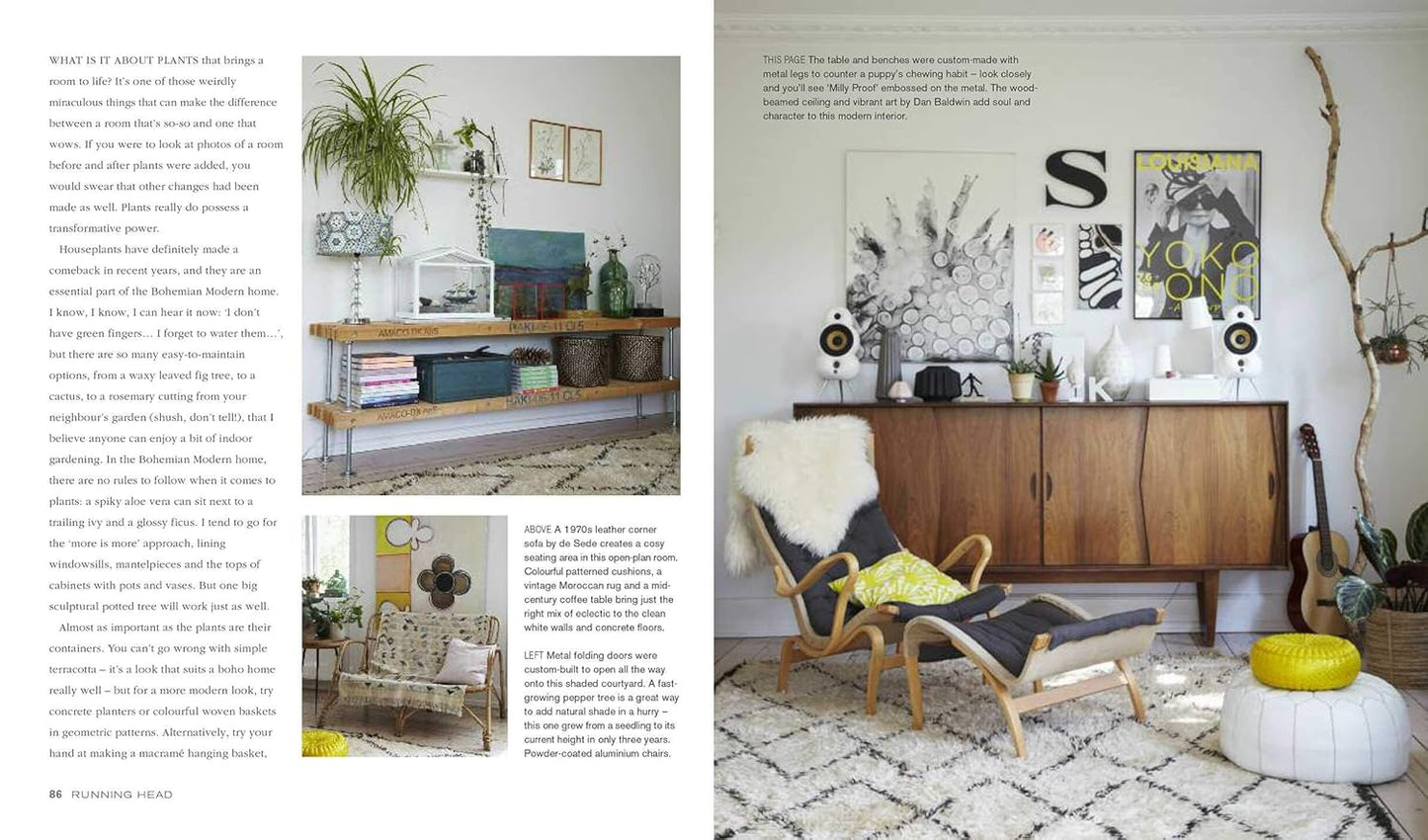 Bohemian Modern: Creative and Free-Spirited Contemporary Homes by Emily Henson