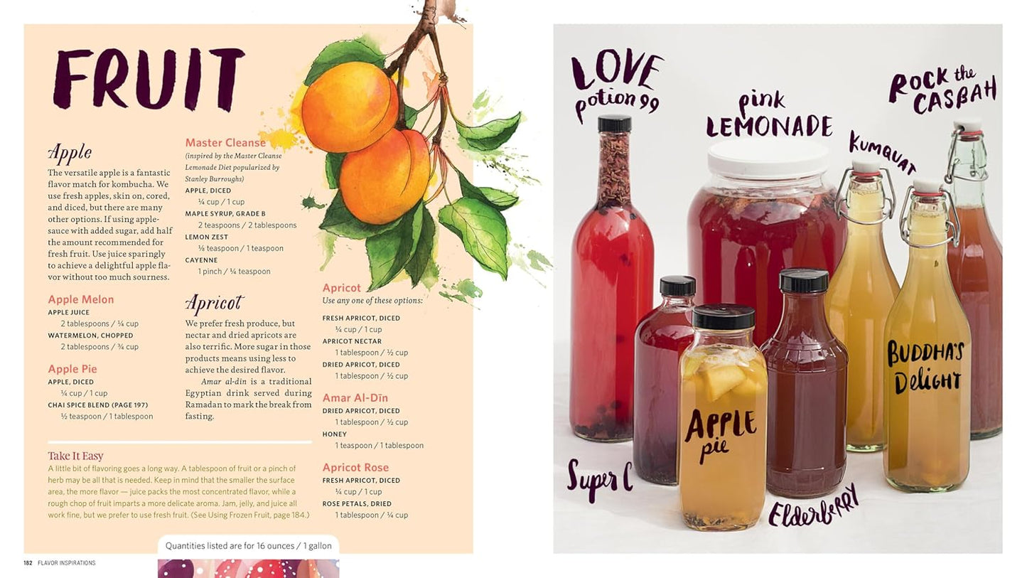 The Big Book of Kombucha: Brewing, Flavoring, and Enjoying the Health Benefits of Fermented Tea by Hannah Crum & Alex Lagory, Sandor Ellix Katz (Foreword)