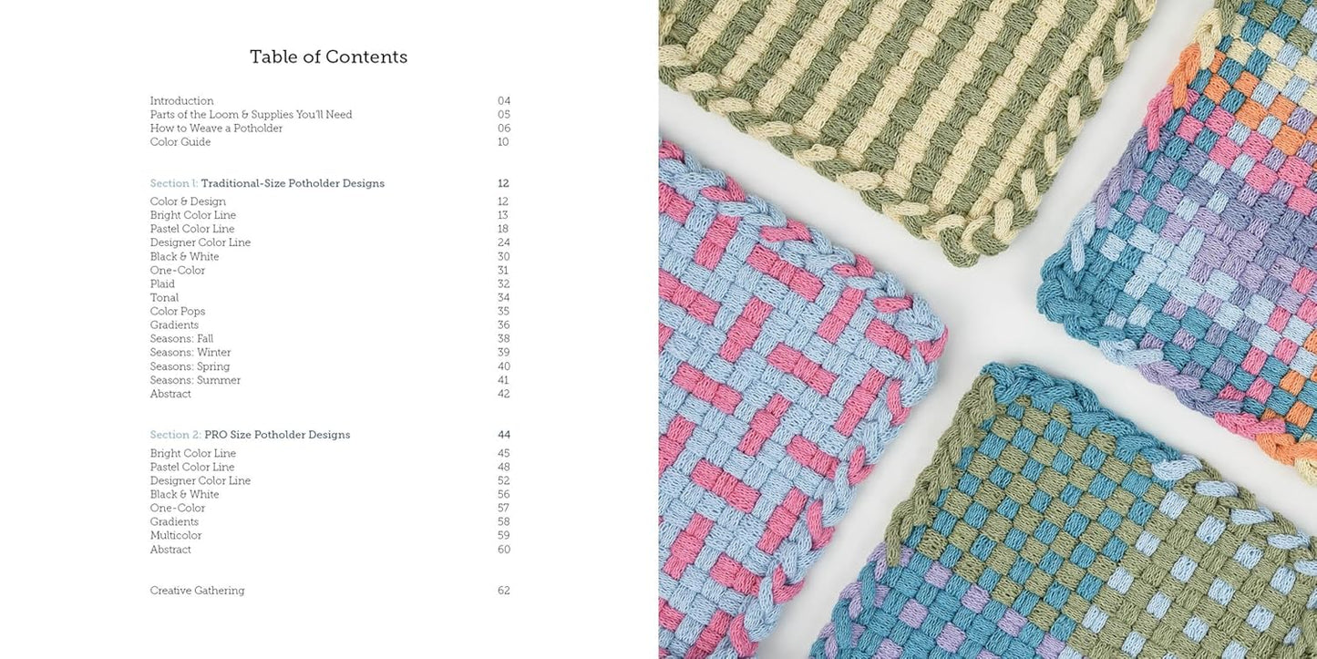 Potholder Loom Designs: 140 Colorful Patterns: 140 Colorful Patterns