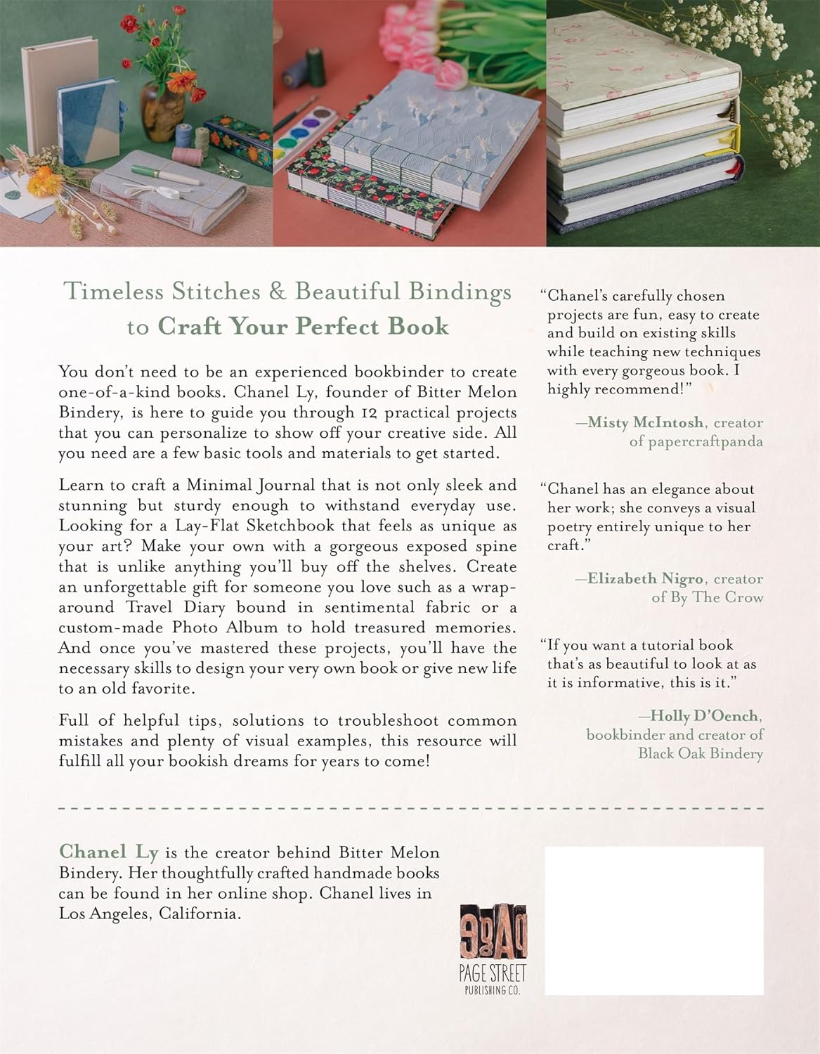 Handmade Books at Home: A Beginner's Guide to Binding Journals, Sketchbooks, Photo Albums and More by Chanel Ly