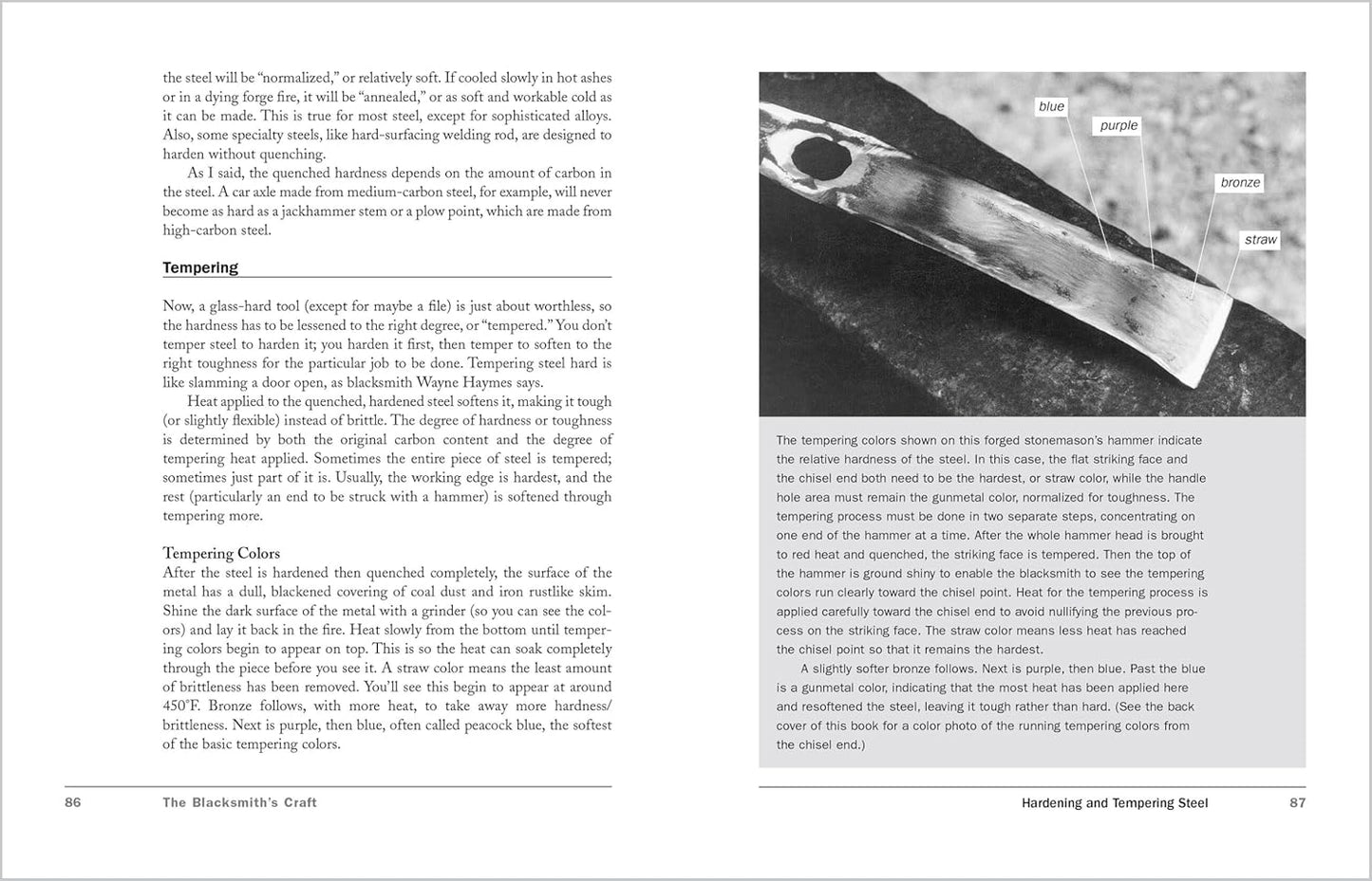 The Blacksmith's Craft: A Primer of Tools & Methods by Charles McRaven