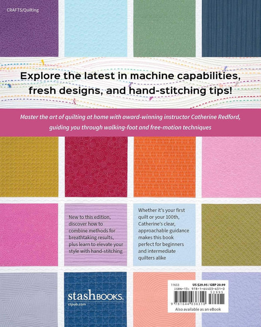 Modern Machine Quilting, Second Edition: Finish Your Quilts Creatively on Your Home Machine; Revised & Expanded: Finish Your Quilts Creatively on Your Home Machine; Revised & Expanded