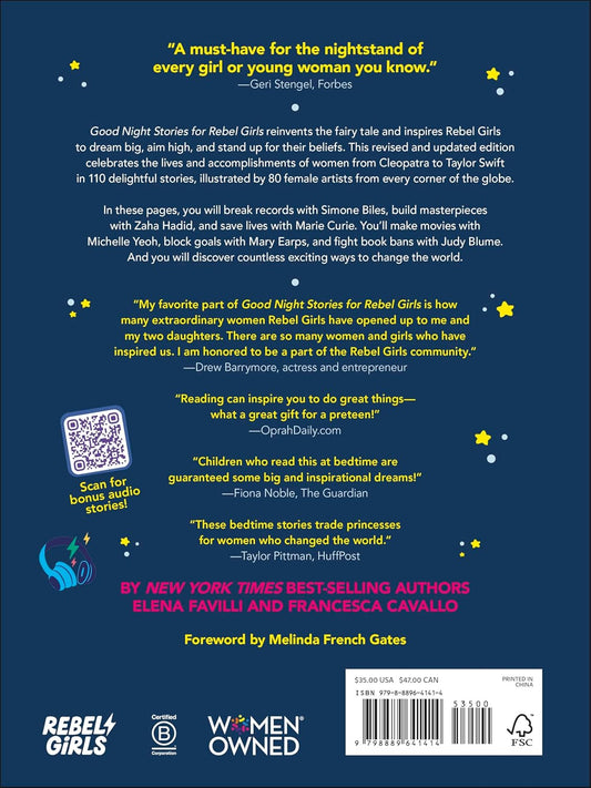 Good Night Stories for Rebel Girls (New Edition): 100+ Tales of Extraordinary Women: 100+ Tales of Extraordinary Women