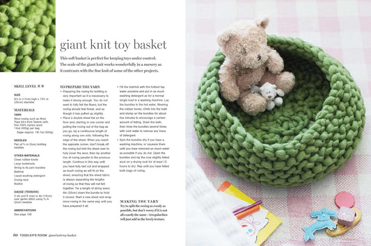 Knitted Nursery: 35 Gorgeous Designs for Furnishings, Clothes, and Toys by Melanie Porter