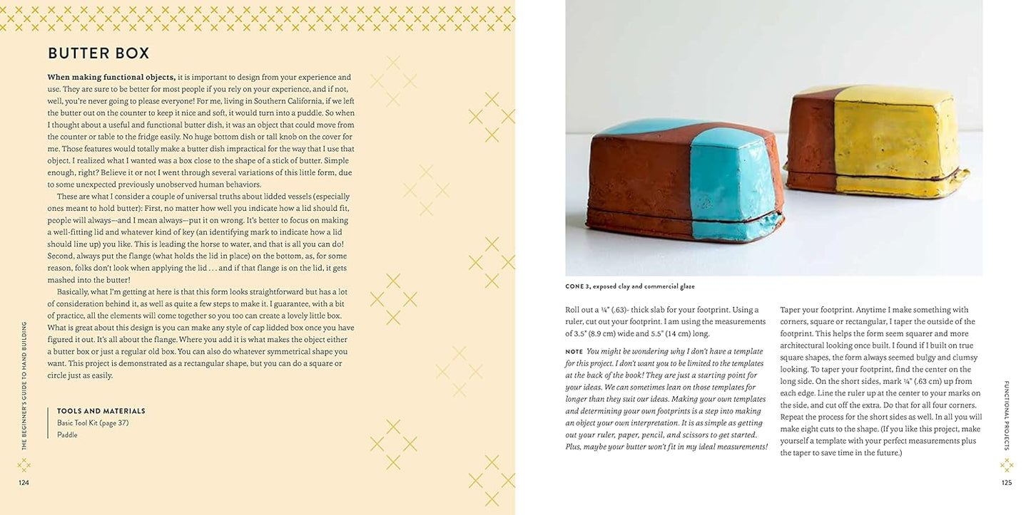 The Beginner's Guide to Hand Building: Functional and Sculptural Projects for the Home Potter by Sunshine Cobb