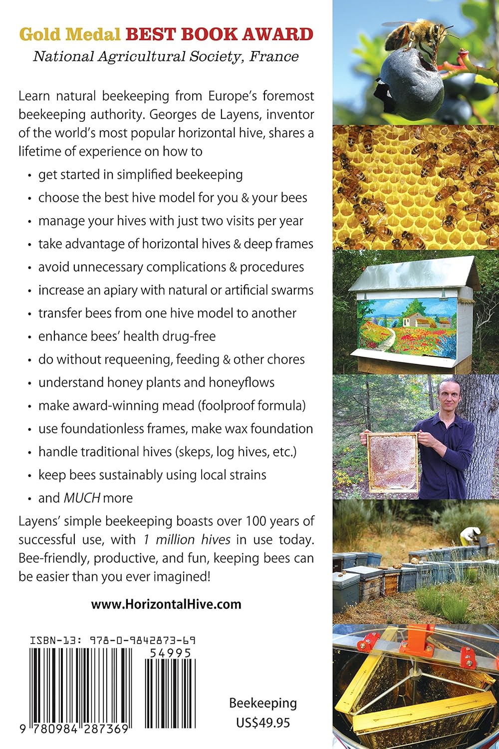 Keeping Bees in Horizontal Hives: A Complete Guide to Apiculture by Georges de Layens & Gaston Bonnier