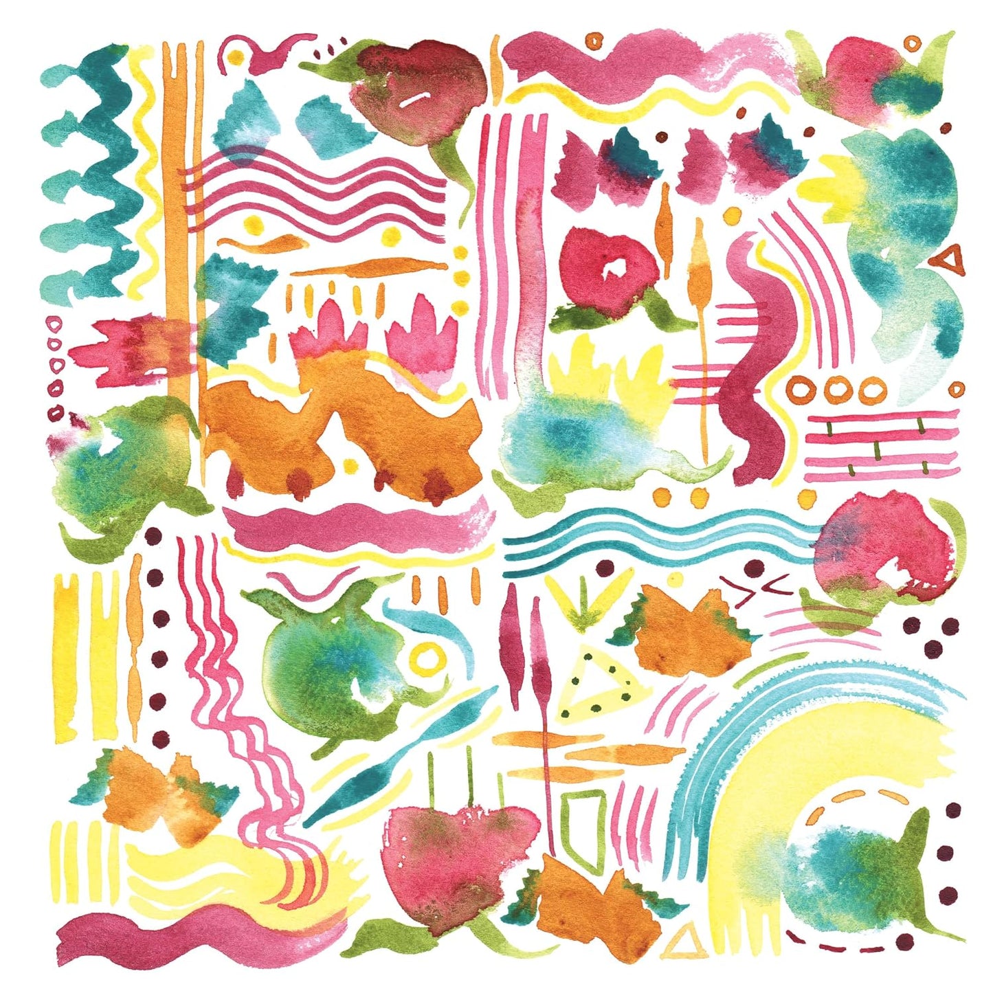 Reverse Coloring Watercolors for You to Doodle & Trace: 40+ Pictures to Draw On!