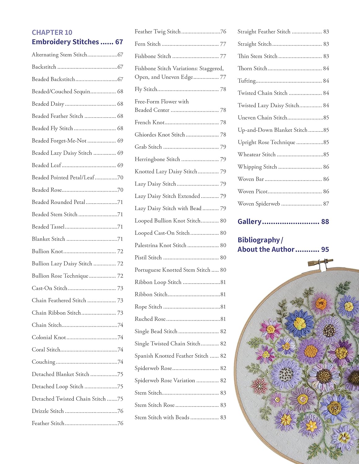 Foolproof Flower Embroidery: 80 Stitches & 400 Combinations in a Variety of Fibers; Add Texture, Color & Sparkle to Your Organic Garden: 80 Stitches & 400 Combinations in a Variety of Fibers; Add Texture, Color & Sparkle to Your Organic Garden