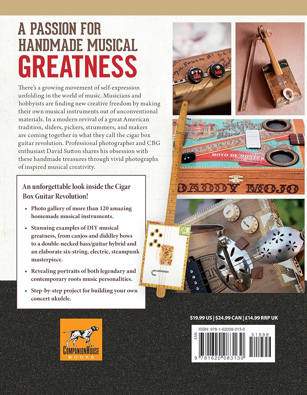Obsessed with Cigar Box Guitars: Over 120 Hand-Built Guitars from the Masters (2nd Edition) by David Sutton