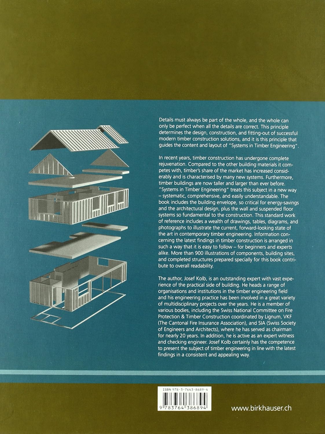 Systems in Timber Engineering: Loadbearing Structures and Component Layers by Josef Kolb