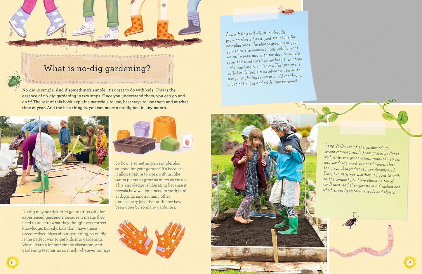 The No-Dig Children's Gardening Book: Easy and Fun Family Gardening: Easy and Fun Family Gardening