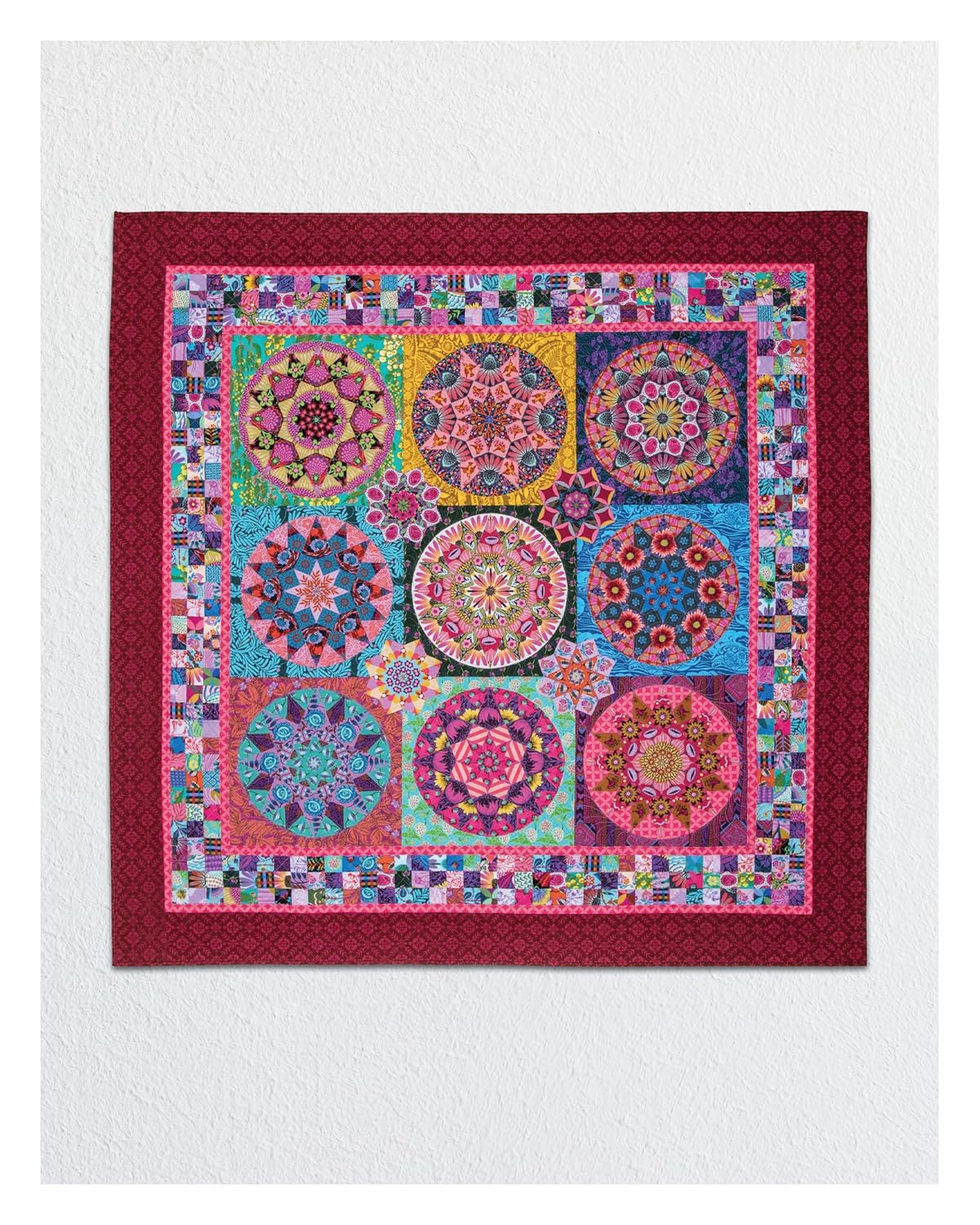 Pieced Kaleidoscope Quilt Blocks: Stunning Designs and Endless Inspiration for Fussy Cut Epp Patchwork: Stunning Designs and Endless Inspiration for Fussy Cut Epp Patchwork