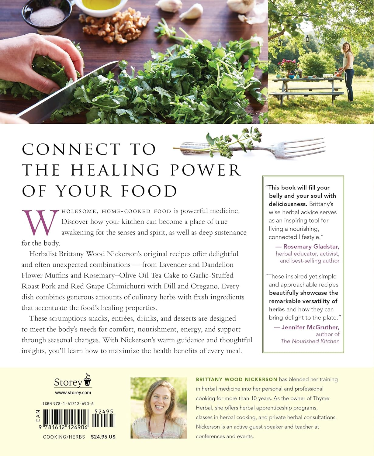 Recipes from the Herbalist's Kitchen: Delicious, Nourishing Food for Lifelong Health and Well-Being by Brittany Wood Nickerson