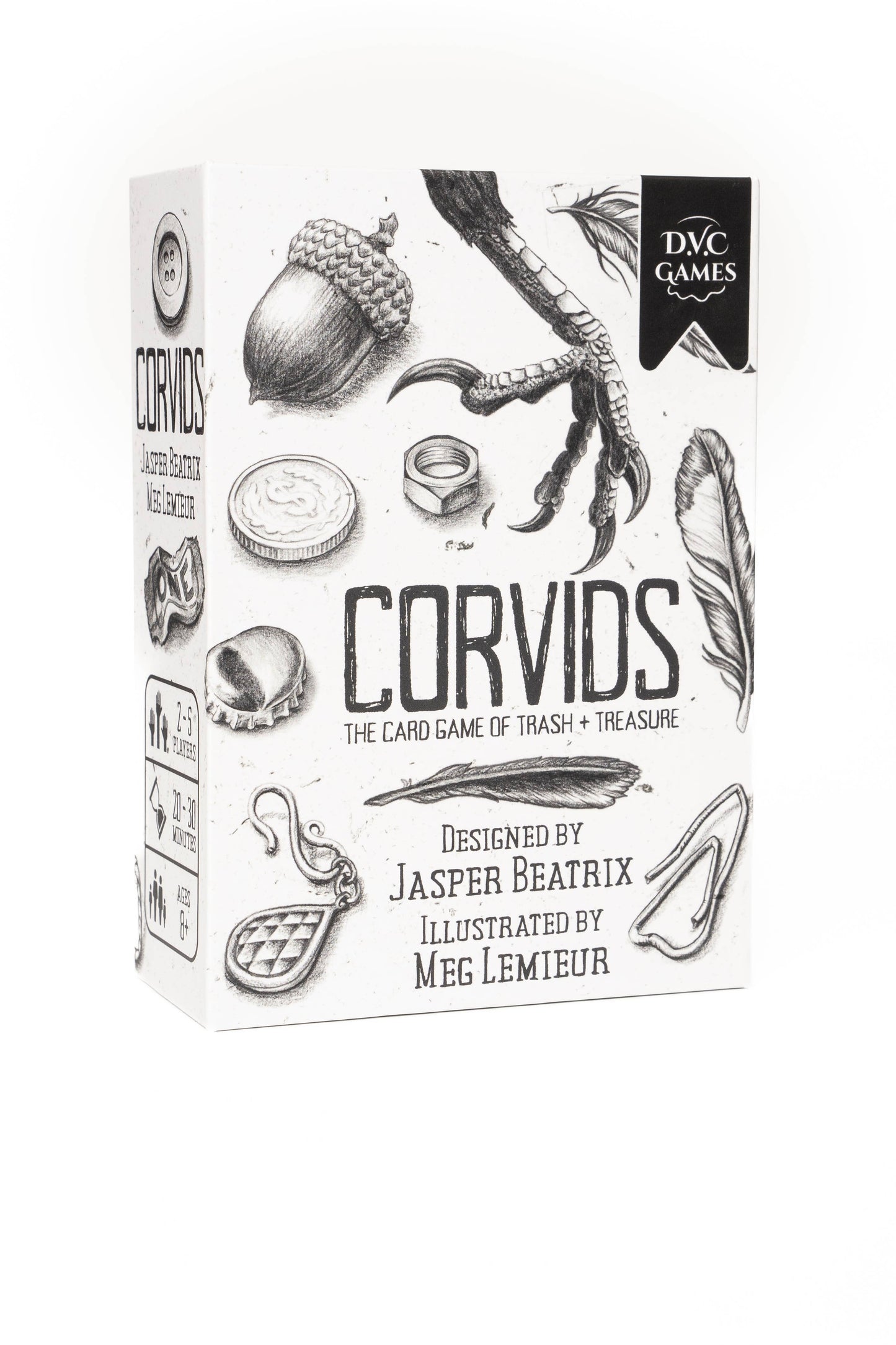 Corvids: The Card Game of Trash + Treasure by Jasper Beatrix
