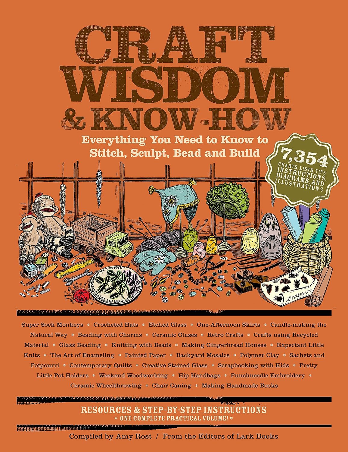 Craft Wisdom & Know-How: Everything You Need to Stitch, Sculpt, Bead and Build by the Editors of Lark Books & Amy Rost (Compiler)