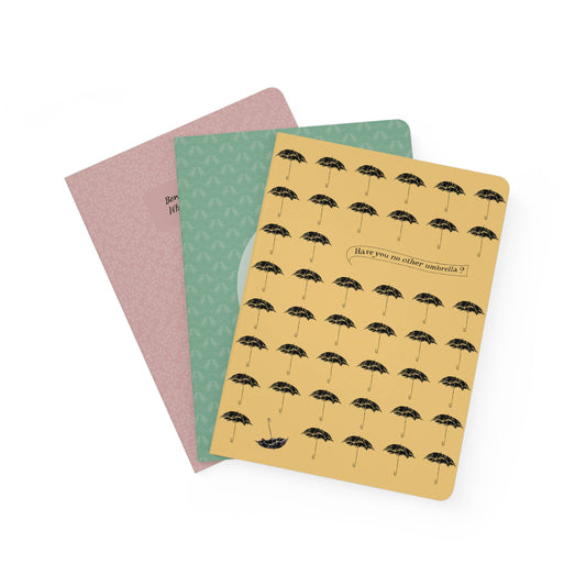 Edward Gorey Notebook Set of Three
