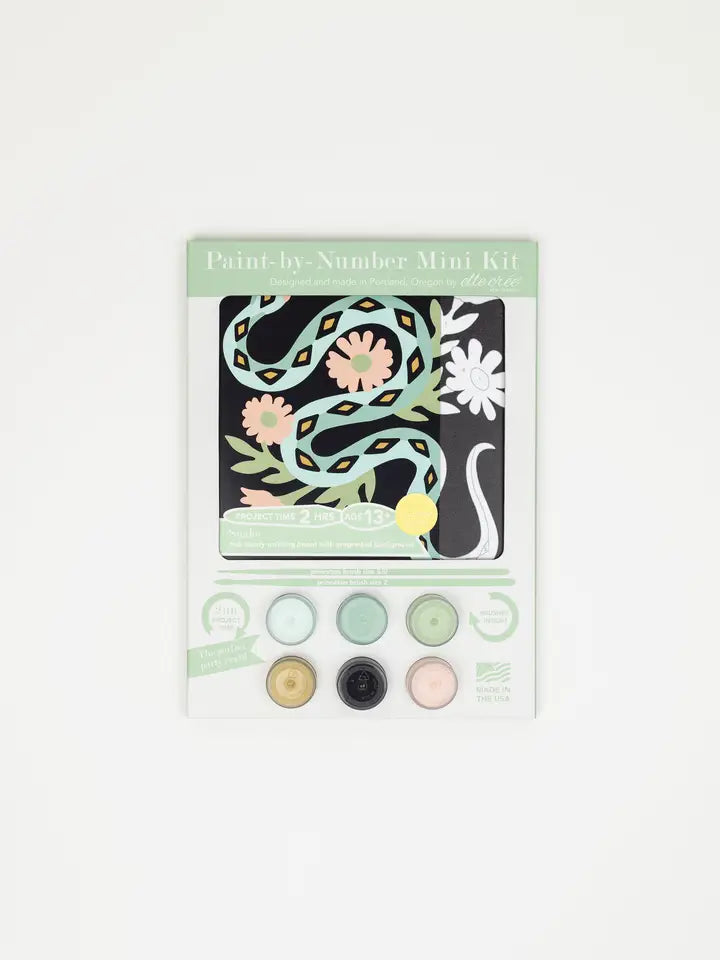 Mini Paint-By-Number Kit by Elle Crée (She Creates)
