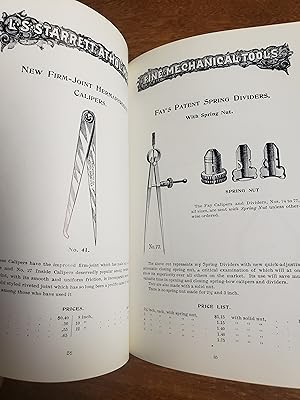 No. 13 - Catalogue and Price List of Fine Mechanical Tools, Manufactured by L. S. Starrett, Athol, Mass. U.S.A.