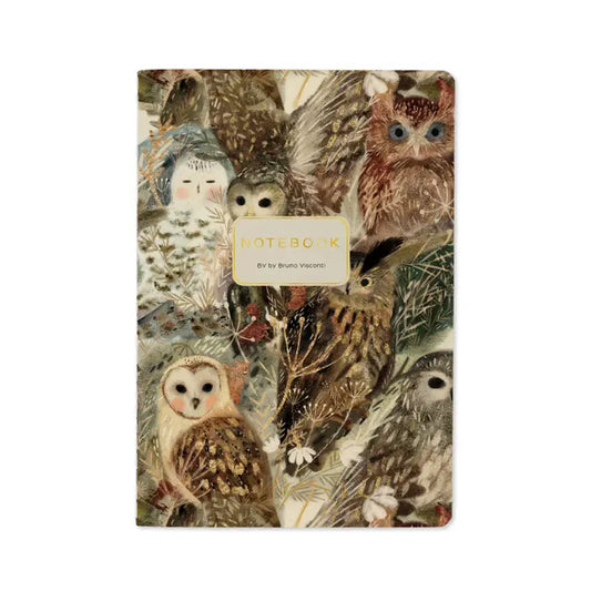 Owls Notebook-  BV by Bruno Visconti
