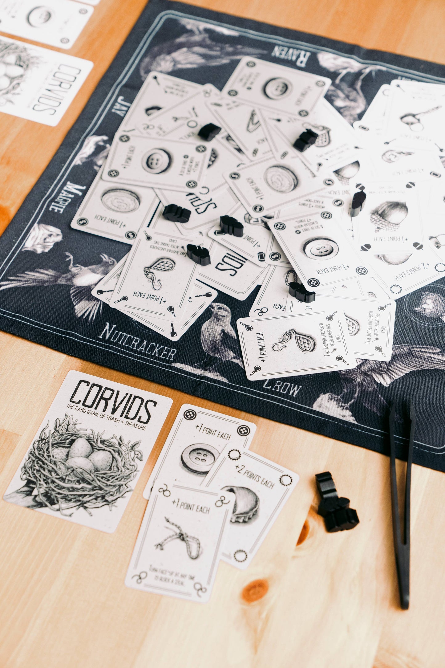 Corvids: The Card Game of Trash + Treasure by Jasper Beatrix