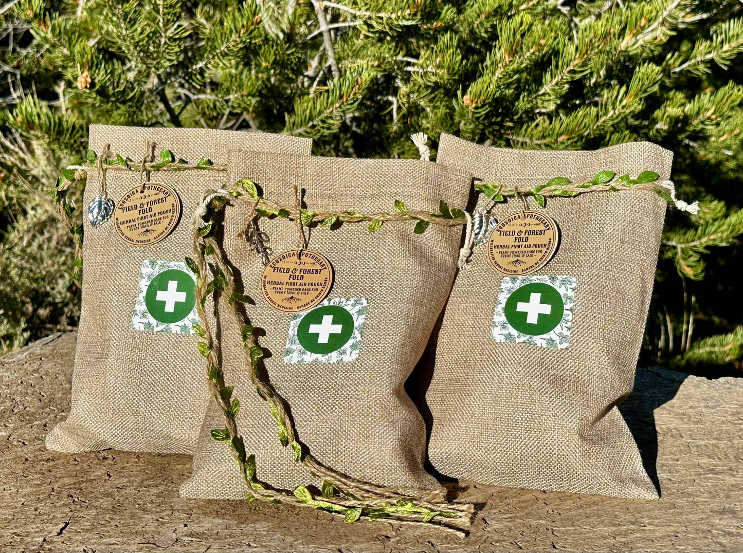 Field & Forest Fold Herbal First Aid Kit, Made by Ecozoica Apothecary