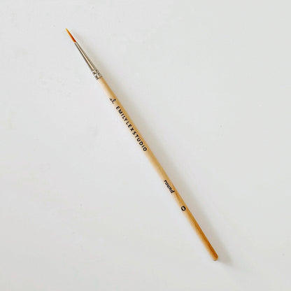 Watercolor Wood Paint Brushes (Set of Five) by Emily Lex